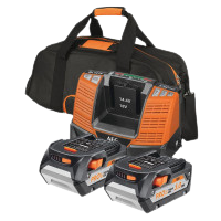 AEG 4935478945 2x5.0Ah Akü ve 18V Şarj Aleti Seti