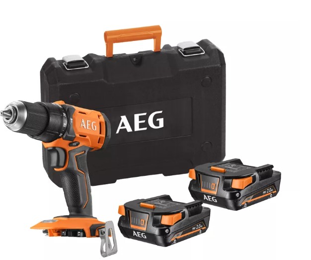 AEG 4935478631 BSB18G4-202C Akülü Darbeli Matkap 18V Set