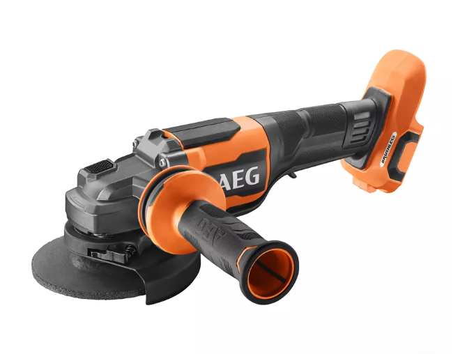 AEG BEWS18-125BLPX2-502C Akülü Kömürsüz Motor Taşlama 18V 9000bin devir solo