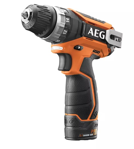 AEG 4935448465 BS 12 C2 Çift Akülü Vidalama Matkap 12V 2.0 ah