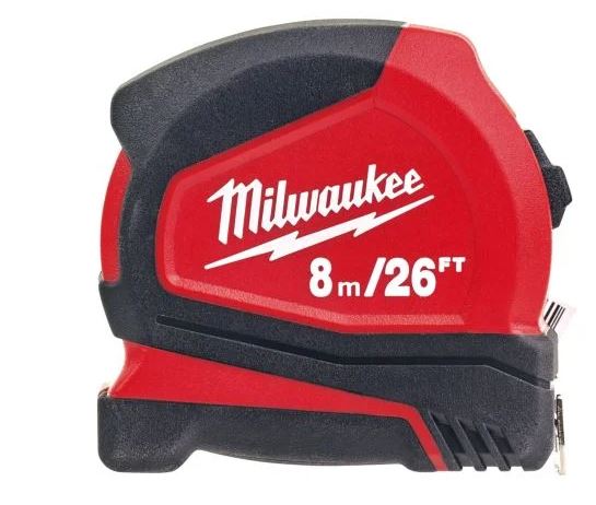 Milwaukee 4932459596 Şerit Metre Pro Kompakt C8-26/25 8m 25mm