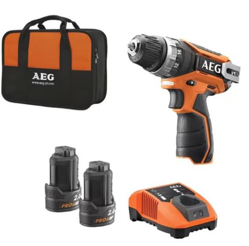 AEG 4935448465 BBS 12 C2 LI  Akülü Matkap 2 X 2.0Ah