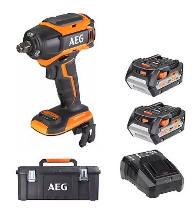 AEG 4937472012 BSS 18C12ZB6-502 AKÜLÜ DARBELİ SOMUN SIKMA 2 X 0.5 Ah 18V