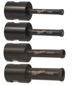 Milwaukee 4932471863 M14 Elmas Fayans Delici Set 6/8/10/14mm